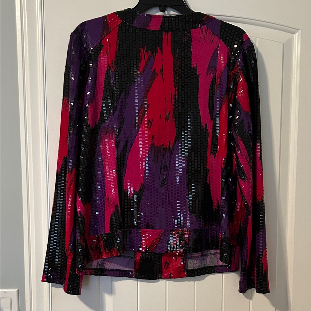 Choices Multicolor Sequin Jacket - image 2